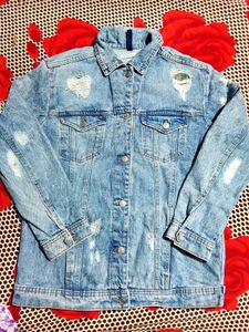 Distressed Denim Jacket