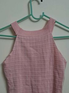 Pink Sleeveless Top