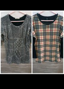 Combo Mesh Top & Oversized T-shirt