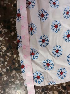 White Printed Kurta Set