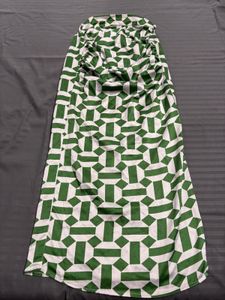 Green Geometric Print Cords