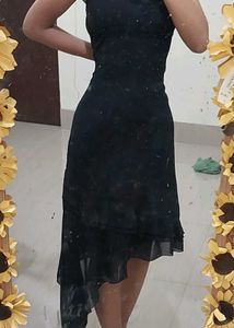 Black Ruffle Dress