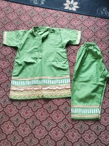 Cute Green Salwar Kameez