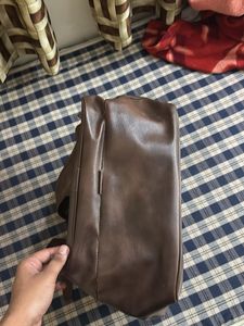 Brown Leather Backpack