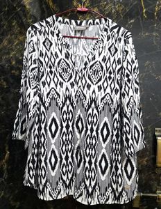 Black And White Tunic