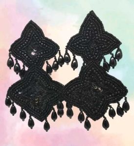Long Black Earings