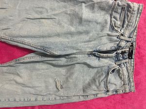 Ripped Light Wash Jeans
