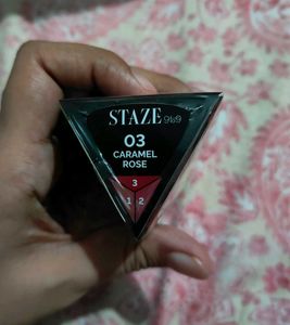 Staze 9To9 3 In 1 Matte Lipstick(03 Caramel Rose)