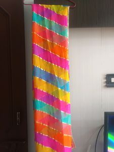 Multi Colour Georgette Dupatta.