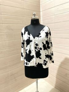I.N.C imported Floral Print cardigan