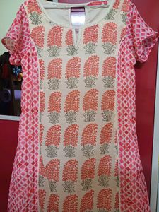 Floral Print Kurta