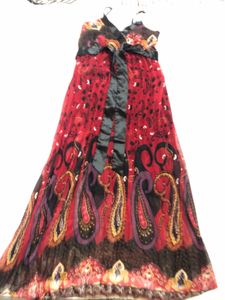 Paisley Print Maxi Dress