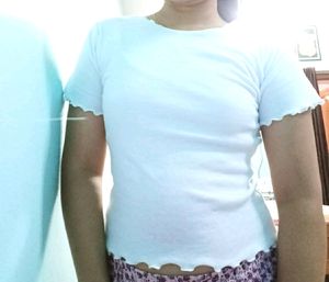 White Crop Top