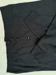 Black Cardigan Sweater