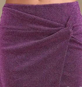 Sparkly Purple Mini Skirt