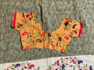 daily ware Green Saree with blouse