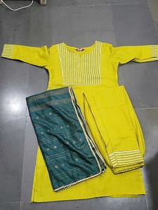 Best Partywear Green Dress