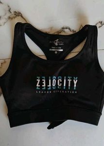 Zivame Black Zelocity Sports Bra