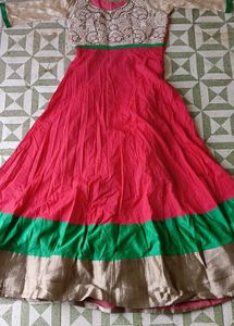 Elegant Pink Anarkali Kurta