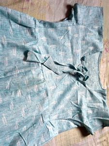 Sea Green Cotton Short Top