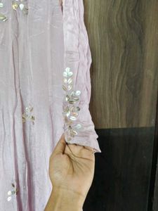 Elegant And Beautiful Lavender Anarkali