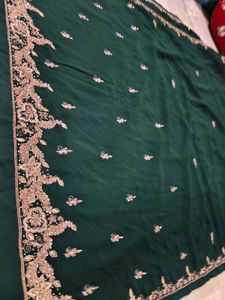 Unique Aari An Zardozi Work Saree 🤩