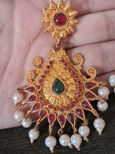 Stunning Gold-Plated Pearl Drop Earrings