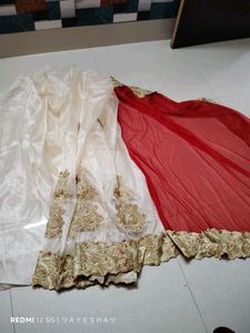 Red & Gold Party Ware Saree
