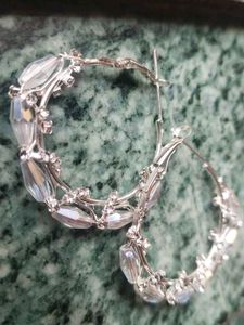 Crystal Hoop Earrings