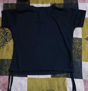 Black Cotton T-Shirt