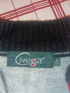 GREY/BLACK SWEATER FOR MENS