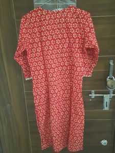 Red Jaipuri Kurti