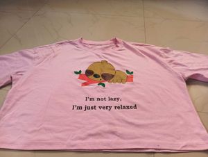 2 Cute Graphic Print Tees