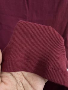 Burgundy Bodycon Mini Dress