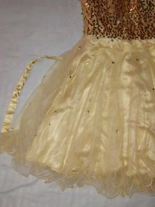 Sparkling Gold Party Dress