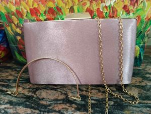 Elegant Pink Evening Clutch New 10/10