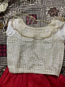 Lehenga Choli With Crop Top
