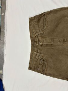 Brown Straight Leg Jeans