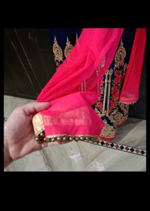 Wedding Gown Pink And Blue Colour 🤩🤩
