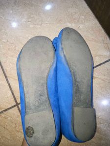 Blue Emerson Bow Flats