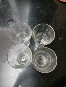 Set of 4 Glass Tumblers