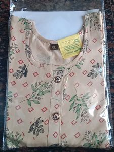 Biscuit Colour Anarkali Kurti