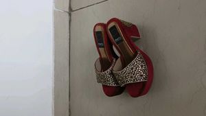 Wedding heel sandal