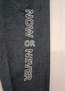 Grey &#39;Now or Never&#39; Joggers Teamspirit