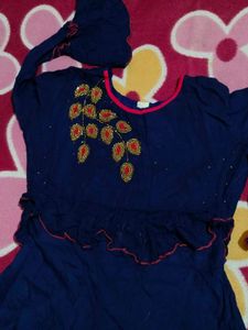 Neavy Blue Long Frock 🤩