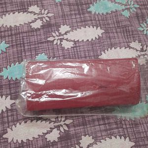 Elegant Maroon &amp; White Wallet