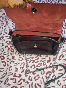 ZARA Studded Leather Handbag