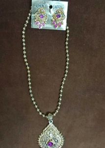 Fashion Earrings with Necklace