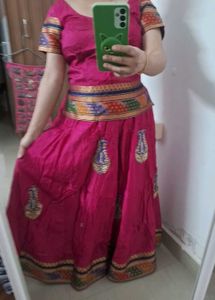 Pink Navratri Lehenga Choli Set Festive wear