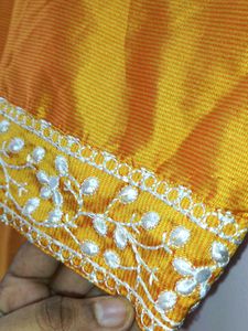 Yellow Festive Kurti.
